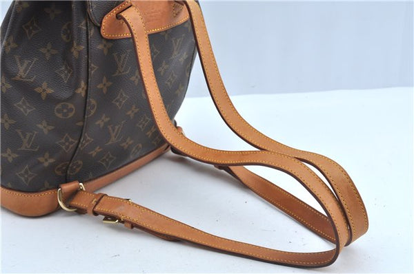 Authentic Louis Vuitton Monogram Montsouris MM Backpack M51136 LV J3764