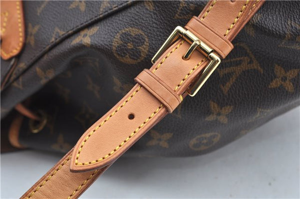 Authentic Louis Vuitton Monogram Montsouris MM Backpack M51136 LV J3764