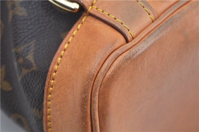 Authentic Louis Vuitton Monogram Montsouris MM Backpack M51136 LV J3764