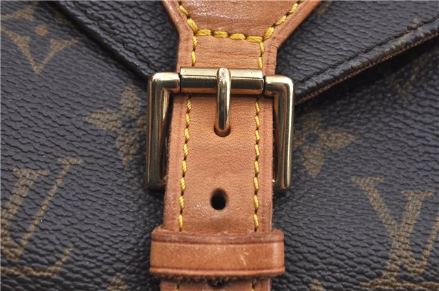 Authentic Louis Vuitton Monogram Montsouris MM Backpack M51136 LV J3764