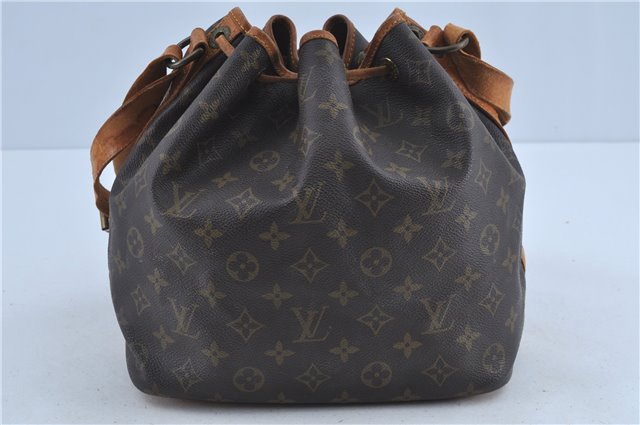 Authentic Louis Vuitton Monogram Petit Noe Shoulder Bag M42226 LV J3765