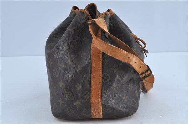 Authentic Louis Vuitton Monogram Petit Noe Shoulder Bag M42226 LV J3765