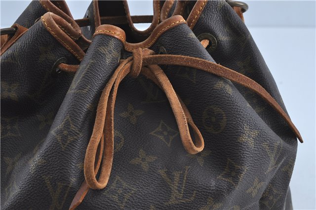 Authentic Louis Vuitton Monogram Petit Noe Shoulder Bag M42226 LV J3765