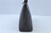 Authentic BURBERRY Vintage Leather Shoulder Hand Bag Purse Black J3770