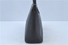 Authentic BURBERRY Vintage Leather Shoulder Hand Bag Purse Black J3770