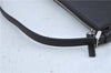 Authentic BURBERRY Vintage Leather Shoulder Hand Bag Purse Black J3770