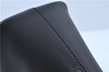 Authentic BURBERRY Vintage Leather Shoulder Hand Bag Purse Black J3770
