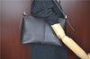 Authentic BURBERRY Vintage Leather Shoulder Hand Bag Purse Black J3770