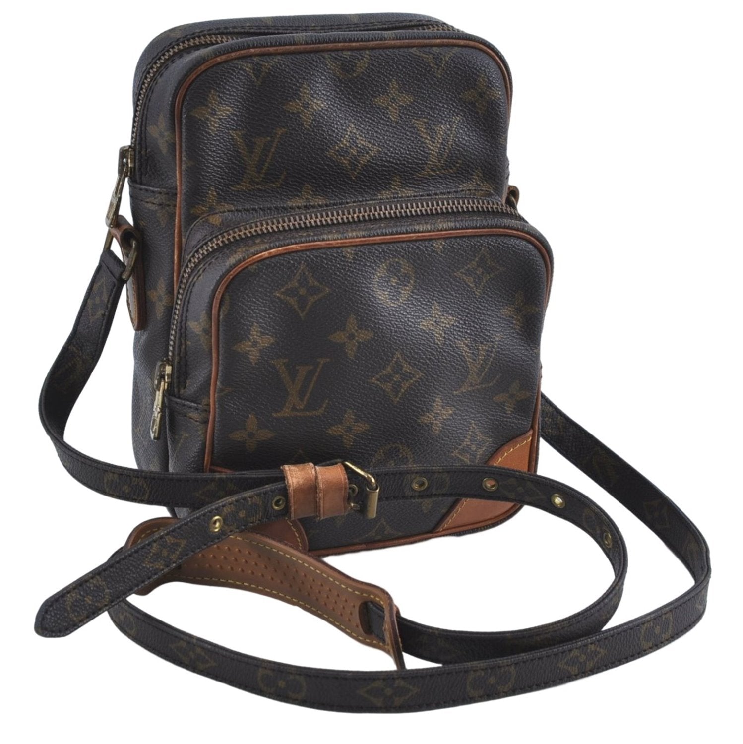 Authentic Louis Vuitton Monogram Amazone Shoulder Cross Body Bag M45236 LV J3774