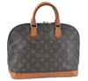 Authentic Louis Vuitton Monogram Alma Hand Bag Purse M51130 LV J3781