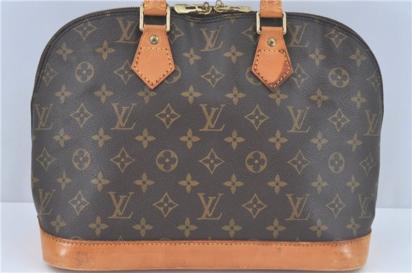 Authentic Louis Vuitton Monogram Alma Hand Bag Purse M51130 LV J3781
