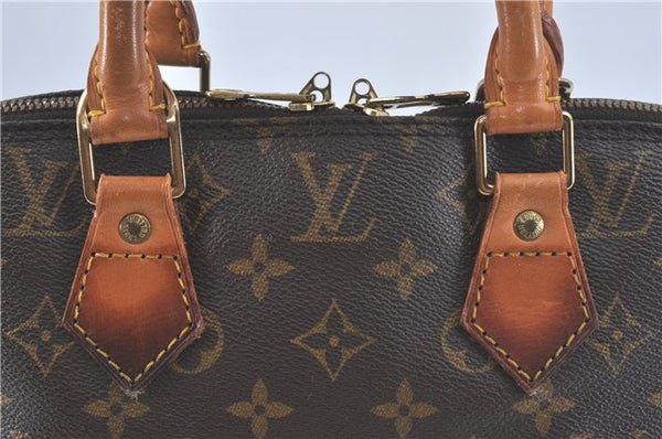 Authentic Louis Vuitton Monogram Alma Hand Bag Purse M51130 LV J3781