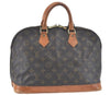 Authentic Louis Vuitton Monogram Alma Hand Bag Purse M51130 LV J3807