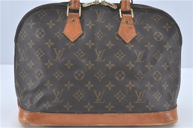 Authentic Louis Vuitton Monogram Alma Hand Bag Purse M51130 LV J3807