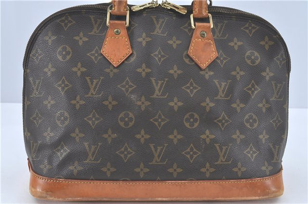 Authentic Louis Vuitton Monogram Alma Hand Bag Purse M51130 LV J3807