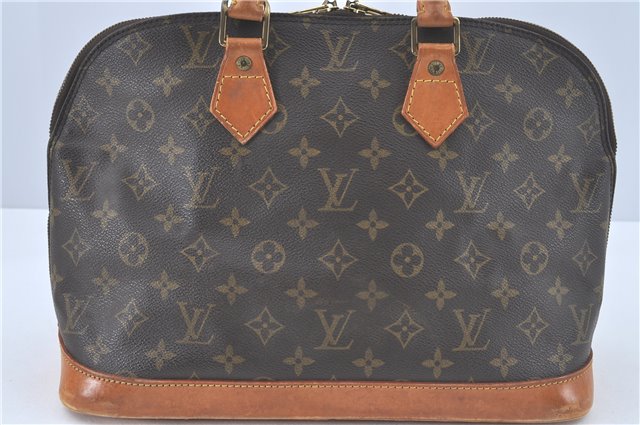 Authentic Louis Vuitton Monogram Alma Hand Bag Purse M51130 LV J3807
