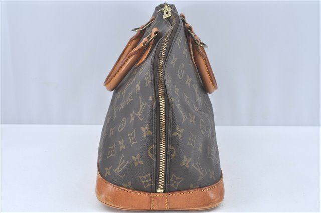 Authentic Louis Vuitton Monogram Alma Hand Bag Purse M51130 LV J3807