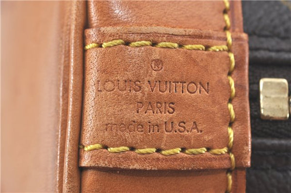Authentic Louis Vuitton Monogram Alma Hand Bag Purse M51130 LV J3807