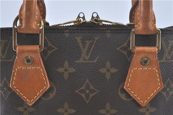 Authentic Louis Vuitton Monogram Alma Hand Bag Purse M51130 LV J3807