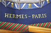 Authentic HERMES Carre 90 Scarf "LES TAMBOURS" Silk Green Khaki Gold J3813