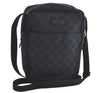 Authentic GUCCI Shoulder Cross Body Bag GG Canvas Leather 122759 Black J3836