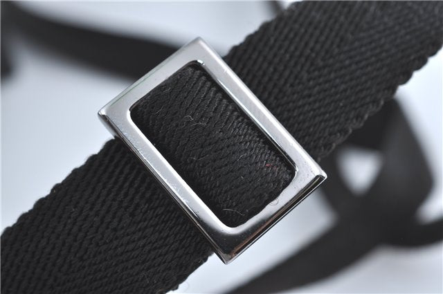 Authentic GUCCI Shoulder Cross Body Bag GG Canvas Leather 122759 Black J3836