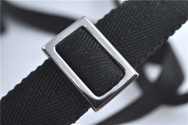 Authentic GUCCI Shoulder Cross Body Bag GG Canvas Leather 122759 Black J3836