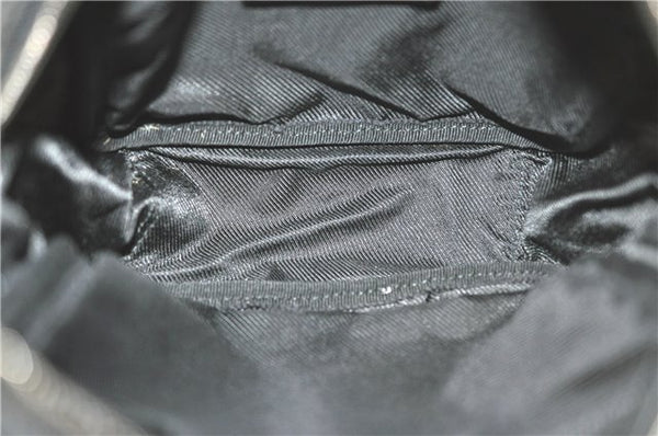 Authentic GUCCI Shoulder Cross Body Bag GG Canvas Leather 122759 Black J3836