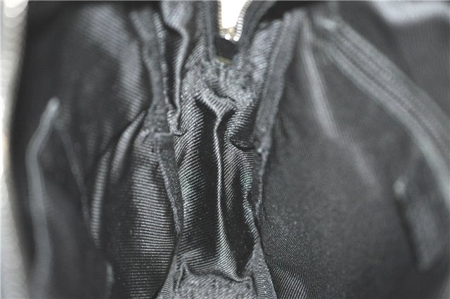 Authentic GUCCI Shoulder Cross Body Bag GG Canvas Leather 122759 Black J3836