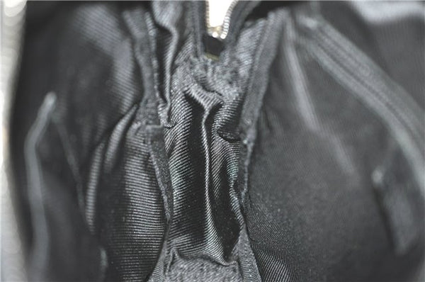 Authentic GUCCI Shoulder Cross Body Bag GG Canvas Leather 122759 Black J3836