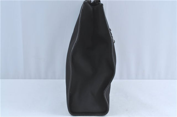 Authentic GUCCI Jackie Shoulder Tote Bag Nylon Leather 0021064 Black J3873