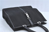 Authentic GUCCI Jackie Shoulder Tote Bag Nylon Leather 0021064 Black J3873