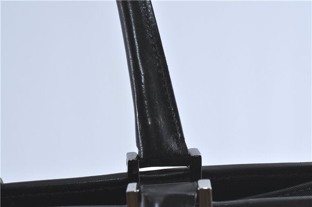 Authentic GUCCI Jackie Shoulder Tote Bag Nylon Leather 0021064 Black J3873