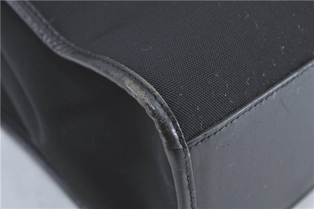 Authentic GUCCI Jackie Shoulder Tote Bag Nylon Leather 0021064 Black J3873