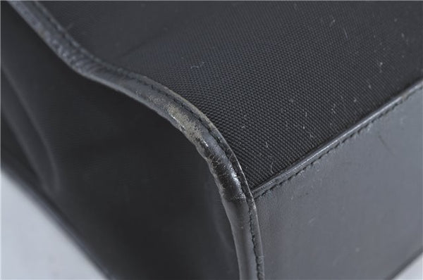 Authentic GUCCI Jackie Shoulder Tote Bag Nylon Leather 0021064 Black J3873