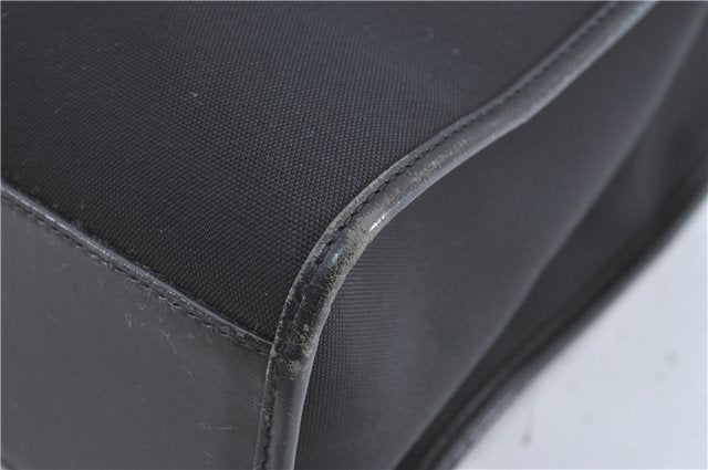 Authentic GUCCI Jackie Shoulder Tote Bag Nylon Leather 0021064 Black J3873