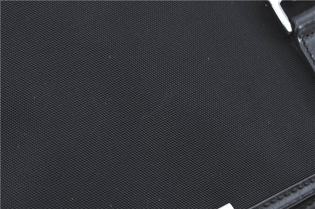 Authentic GUCCI Jackie Shoulder Tote Bag Nylon Leather 0021064 Black J3873