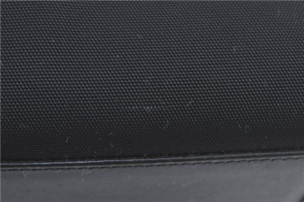 Authentic GUCCI Jackie Shoulder Tote Bag Nylon Leather 0021064 Black J3873