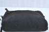 Authentic GUCCI Clutch Hand Bag Purse Nylon Leather 0181607 Black J3881