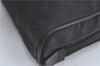 Authentic GUCCI Clutch Hand Bag Purse Nylon Leather 0181607 Black J3881