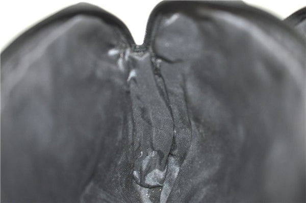 Authentic GUCCI Clutch Hand Bag Purse Nylon Leather 0181607 Black J3881