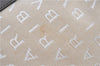 Authentic BVLGARI Logomania Tote Shoulder Bag Canvas Leather Beige Brown J3919