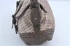 Auth BURBERRY BLUE LABEL Check 2Way Shoulder Hand Bag Canvas Leather Pink J3927