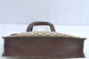 Authentic GUCCI Shoulder Tote Bag Purse GG Canvas Leather 0021053 Brown J3928