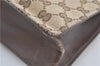 Authentic GUCCI Shoulder Tote Bag Purse GG Canvas Leather 0021053 Brown J3928