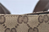 Authentic GUCCI Shoulder Tote Bag Purse GG Canvas Leather 0021053 Brown J3928