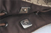 Authentic GUCCI Shoulder Tote Bag Purse GG Canvas Leather 0021053 Brown J3928