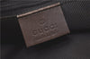 Authentic GUCCI Shoulder Tote Bag Purse GG Canvas Leather 0021053 Brown J3928