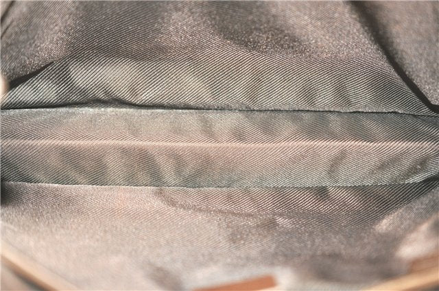 Authentic GUCCI Shoulder Tote Bag Purse GG Canvas Leather 0021053 Brown J3928