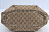 Authentic GUCCI Shoulder Cross Body Bag GG Canvas Leather 388930 Brown J3932